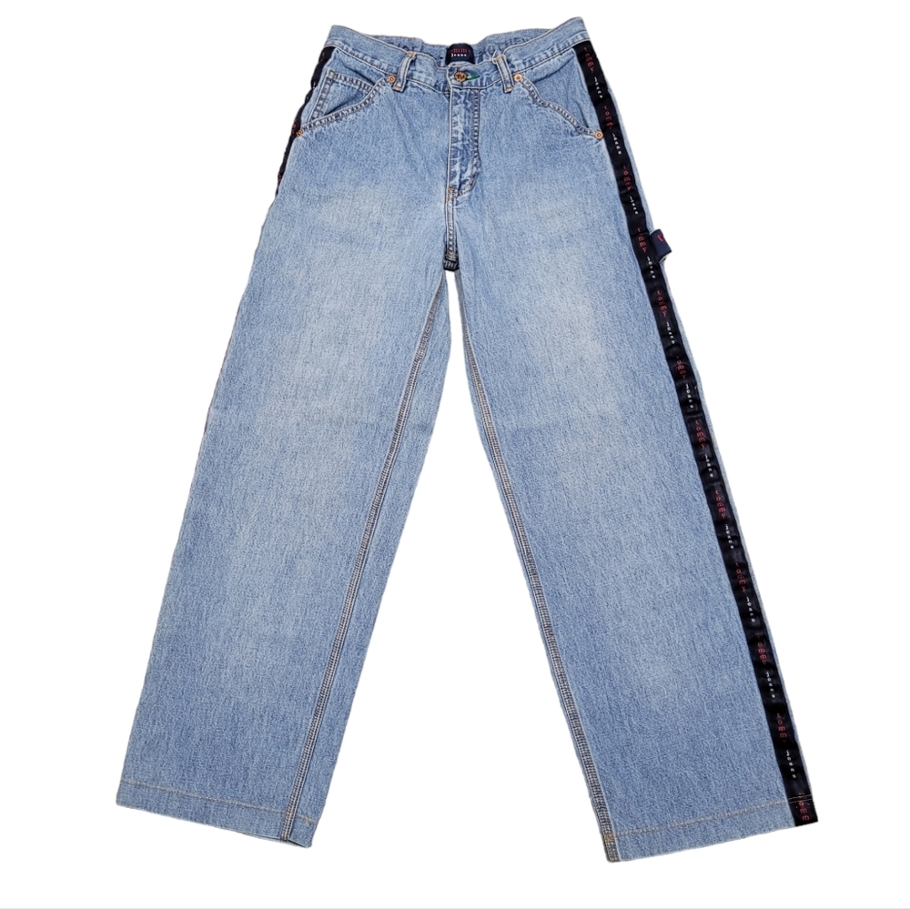 Tommy Hilfiger Vintage 90's Y2K Side Tape Carpenter Jeans Size 5 Flawed